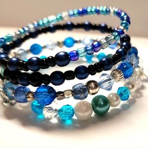 Handcrafted layered bracelet  size small